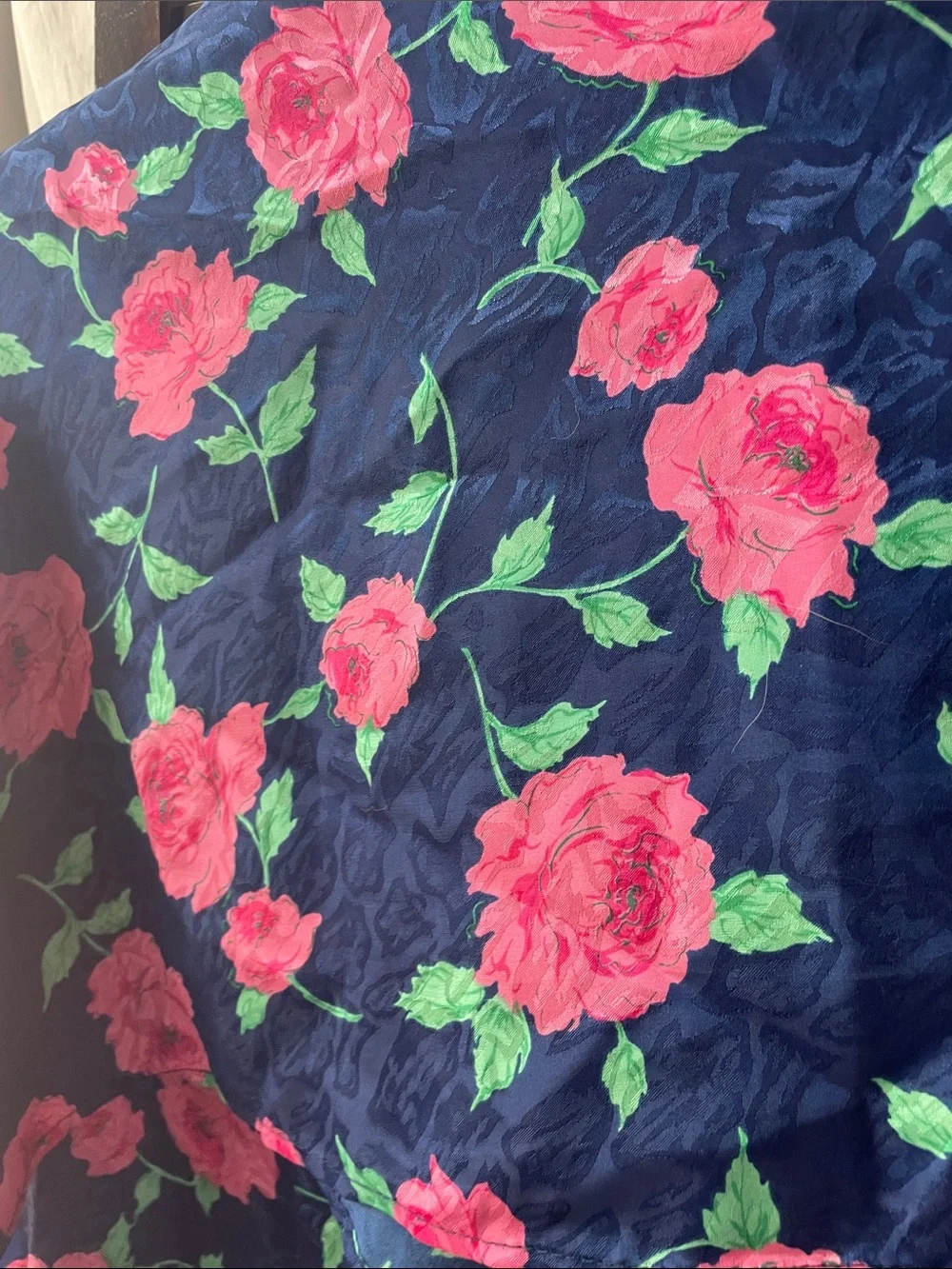 VTG SILK JACQUARD WRAP